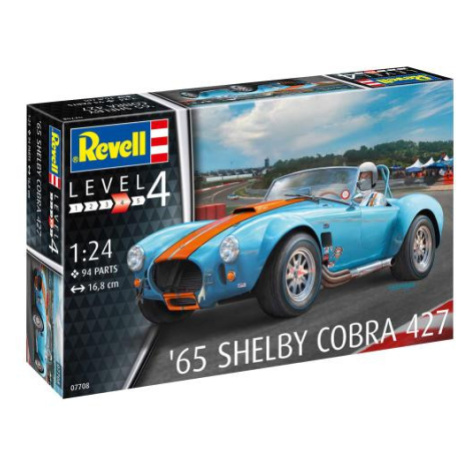 ModelSet auto 67708 - 65 Shelby Cobra 427 (1:24) Revell