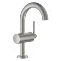 Grohe Atrio Umyvadlová baterie s výpustí a otočným výtokem, velikost M, supersteel 32043DC3