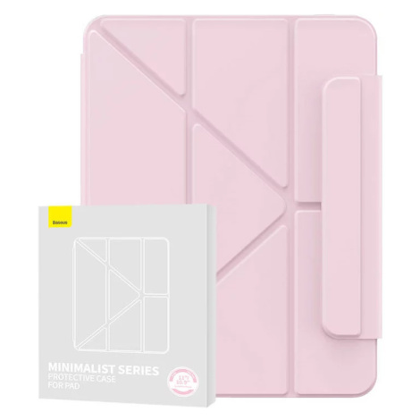 Pouzdro Magnetic Case Baseus Minimalist for Pad Pro 11″ (2018/2020/2021/2022) (baby pink)