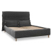 Šedá čalouněná dvoulůžková postel s roštem 180x200 cm Sleepy Luna – Miuform