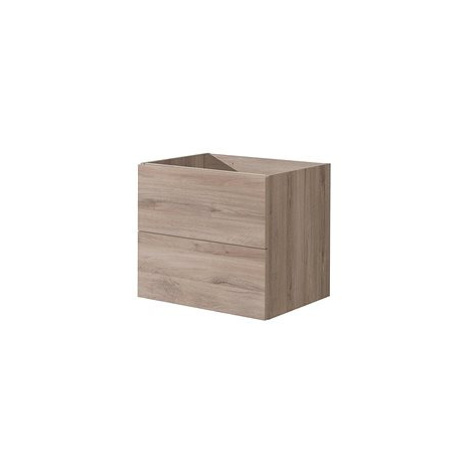 Aira desk, koupelnová skříňka, dub, 2 zásuvky, 610x530x460 mm MEREO