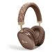 Sluchátka Guess Bluetooth on-ear headphones GUBHK1GCTCSW brown Gcube Metallic Script Logo (GUBHK