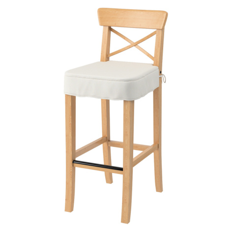 Dekoria Sedák na židli IKEA Ingolf - barová, krém, barová židle Ingolf, Amsterdam, 704-53