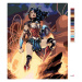 Zuty Malování podle čísel Wonder woman na skále