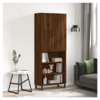 vidaXL Skříň highboard hnědý dub 69,5 x 34 x 180 cm kompozitní dřevo