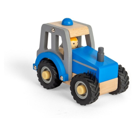 Bigjigs Toys Traktor modrý