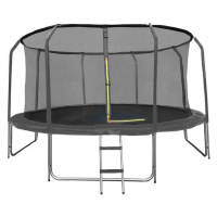 Trampolína COMFORT 427cm černá s žebříkem