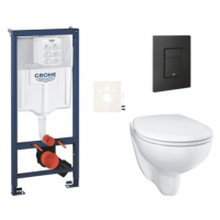 Závěsný wc set do lehkých stěn / předstěnová montáž Grohe Bau Ceramic SIKOGRSBAUEKF0