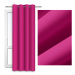 Dekorační závěs s kroužky COLOR 250 barva 11 tmavě růžová 140x250 cm (cena za 1 kus) MyBestHome