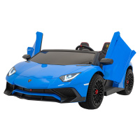 Elektrické autíčko Lamborghini Aventador SV Strong 200W 24V modré