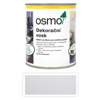 OSMO Dekorační vosk intenzivní odstíny 0.75 l Sníh 3188