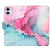 iSaprio flip pouzdro PinkBlue Marble pro iPhone 11