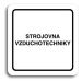 Accept Piktogram "strojovna vzduchotechniky II" (80 × 80 mm) (bílá tabulka - černý tisk)