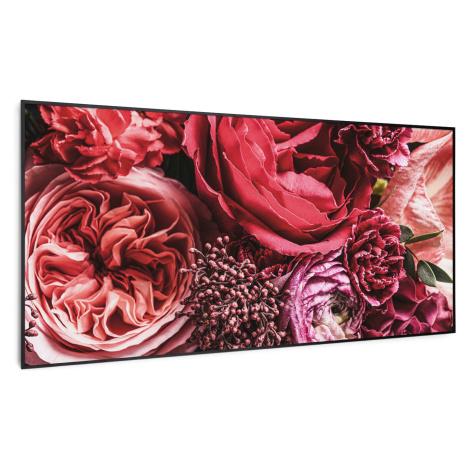 Klarstein Wonderwall Air Art Smart, infračervený ohřívač, 120 x 60 cm, 700 W, květ