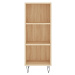 vidaXL Skříň highboard dub sonoma 34,5x32,5x180 cm kompozitní dřevo