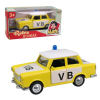 MADE - Auto Trabant-policejní, kovový, 12 cm