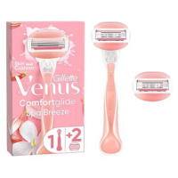 GILLETTE Venus ComfortGlide Spa Breeze Holicí Strojek - 2 Holicí Hlavice