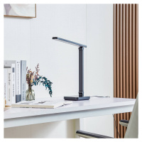 Lindby Nabíjecí stolní lampa Lindby LED Rylas, černá, USB, CCT