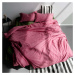 Tmavě růžový bavlněný povlak na peřinu na dvoulůžko 200x200 cm Basic – Happy Friday