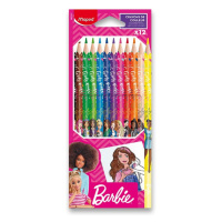 Pastelky MAPED Barbie - sada 12 barev