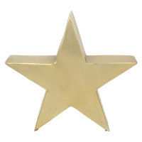 Dekoria Dekoracja Vánoční hvězda 38cm zlatá, 40 x 8 x 38 cm