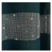 Dekorační závěs se zirkony s řasící páskou AURORA tmavě zelená 145x250 cm (cena za 1 kus) MyBest
