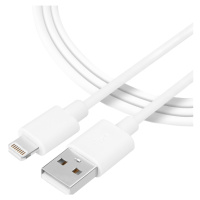 Tactical Smooth Thread Cable USB-A/Lightning 0,3m bílý