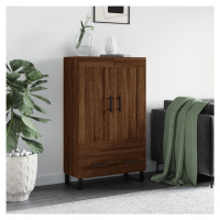 vidaXL Skříň highboard hnědý dub 69,5 x 31 x 115 cm kompozitní dřevo