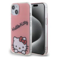 Pouzdro Hello Kitty IML Daydreaming Logo zadní kryt pro Apple iPhone 13 Pink