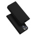 DUX DUCIS Skin Pro flipové kožené pouzdro pro iPhone 13 mini Černá
