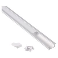 Podomítkový hliníkový profil pro LED pásky, délka 1 m, barva: satyna