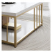 Konferenční stolek ZENN bílá/zlatá