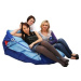 BEANBAG Sedací vak 189x140 duo dark blue - cyan