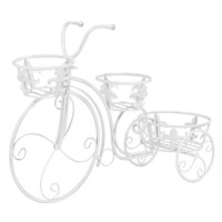 SHUMEE Stojan na květiny ve tvaru jízdního kola vintage styl kovový