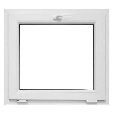 Okno sklápěcí 86,5x83,5 bílá/zlatý dub BAUMAX