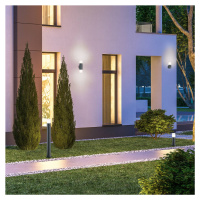 Trio Lighting Venkovní svítidlo Hoosic 2zdr. antracit, senzor