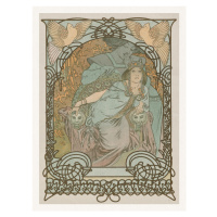 Obrazová reprodukce The Princess of Tripoli, Alfons Mucha, 30 × 40 cm