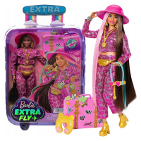 Barbie Extra Fly Panenka Safari Kufřík Příslušenství Cestovatelka HPT48