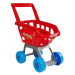 mamido  Dětský supermarket s nákupním košíkem červený