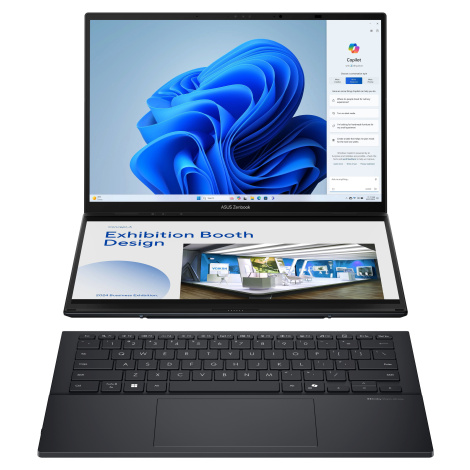 ASUS Zenbook Duo UX8406CA-OLED166X Basalt Gray celokovový