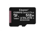 Kingston MicroSDXC karta 512GB Canvas Select Plus 100R A1 C10 - 1 ks