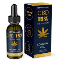 MOVit CBD 15% Full Spectrum konopný olej 10ml