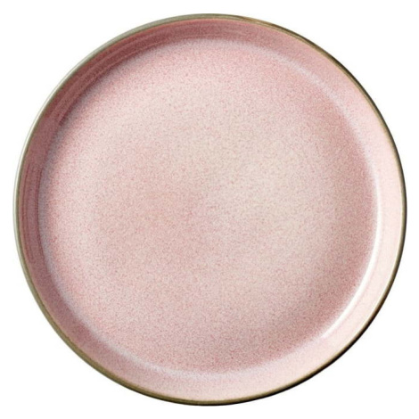 Růžový/šedý dezertní talíř z kameniny ø 17 cm Gastro Grey/Light Pink – Bitz