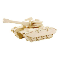 Dřevěné 3D puzzle Tank