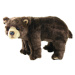 RAPPA Plyšový medvěd  hnědý stojící 40 cm ECO-FRIENDLY