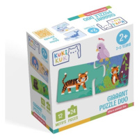 KukiKuk Giaaant Puzzle Duo Where Animals Live