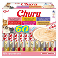 Inaba Churu cat snack tuňák mix multipack 60x14g