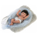 Llorens 73803 NEW BORN chlapeček - realistická panenka miminko s celovinylovým tělem - 40