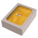 Dekoria Sada 3 ks ručníků Cairo yellow, 2 szt. 50 x 90 cm  / 1 szt. 70 x 140 cm
