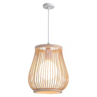 Ručně vyráběná závěsná bambusová lampa | BOHO | Čínský lustr